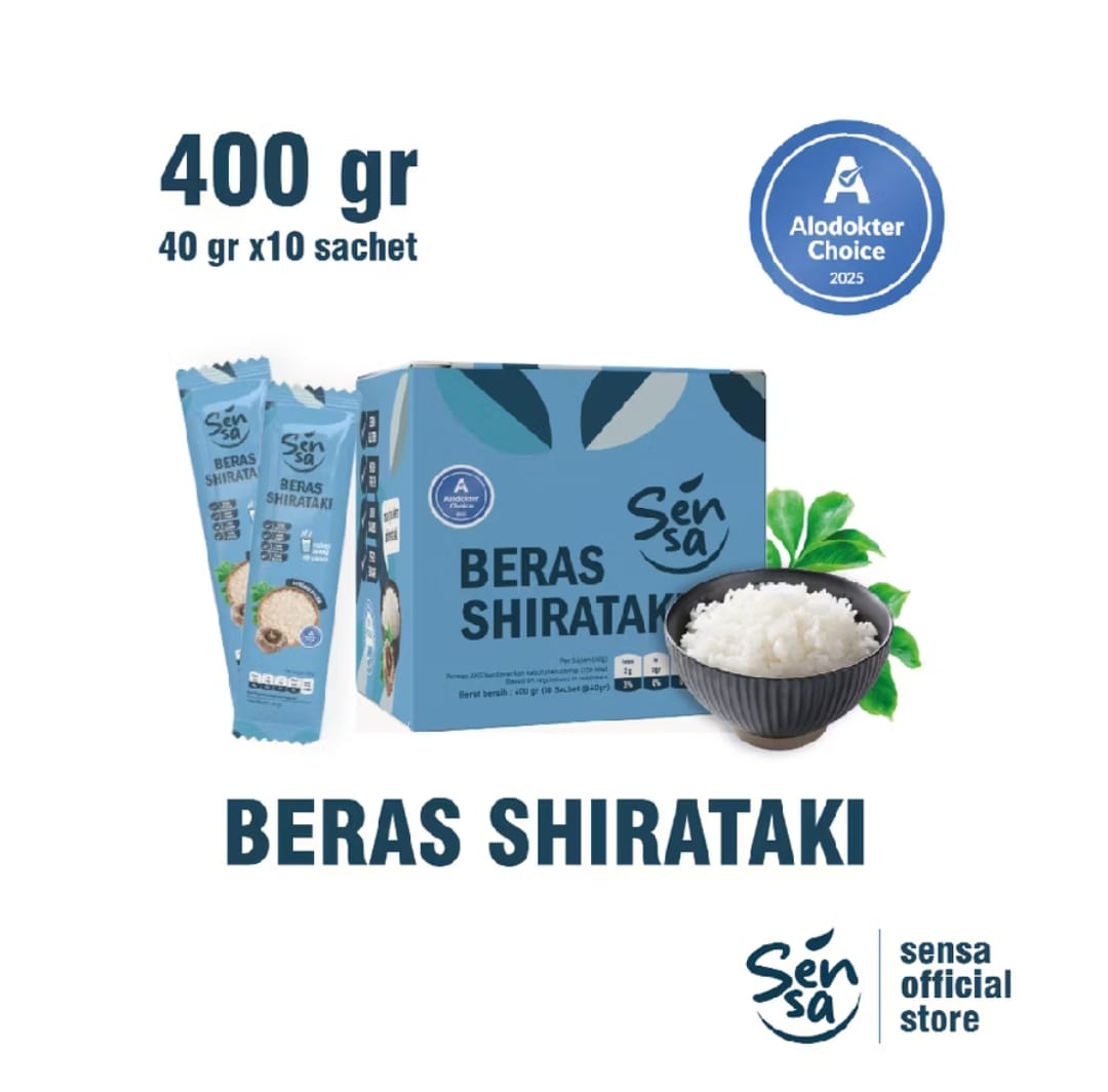 Kemasan Beras Shirataki Sensa